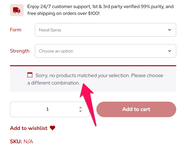 retatrutide nasal spray out of stock